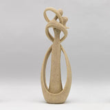 Statuette de Couple en Grès Naturel et résine. Livraison gratuite