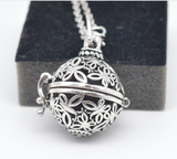 Pendentif diffuseur d'huiles essentielles + Pierre de Lave