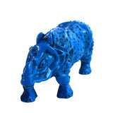 Rhinocéros Bleu protection,décoration Feng Shui