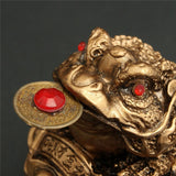 Crapaud à 3 pattes Feng Shui-Réussite-Fortune-Protection