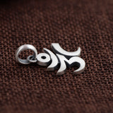 Pendentif Ôm mantras Argent Sterling 925