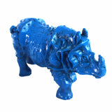 Rhinocéros Bleu protection,décoration Feng Shui