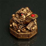 Crapaud à 3 pattes Feng Shui-Réussite-Fortune-Protection