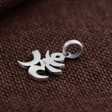 Pendentif Ôm mantras Argent Sterling 925