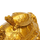 Tortue Dragon Feng Shui en Résine-Symbole de Protection, Richesse, Longévité..
