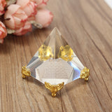 Cristal Pyramide Paix, Harmonie, Protection