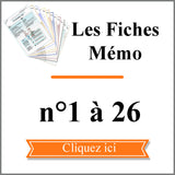 Fiches Mémo Feng Shui 1 à 26